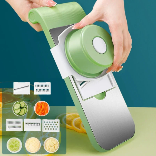 Premium 5-in-1 Vegetable Cutter with 5 Blades