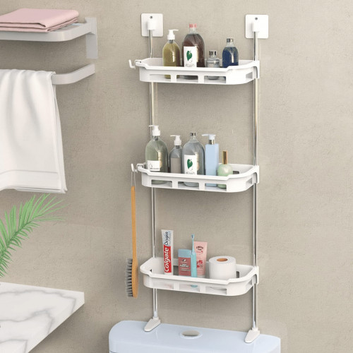 3-Tier Over-the-Toilet Storage Organizer Shelf