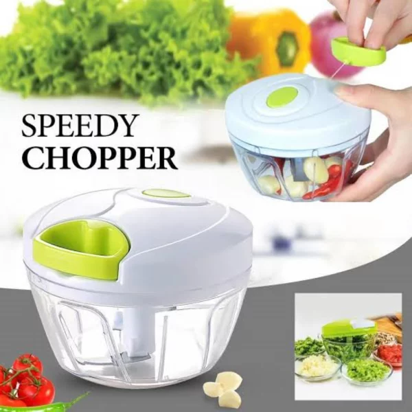 Manual Pull-Cord Vegetable & Herb Chopper