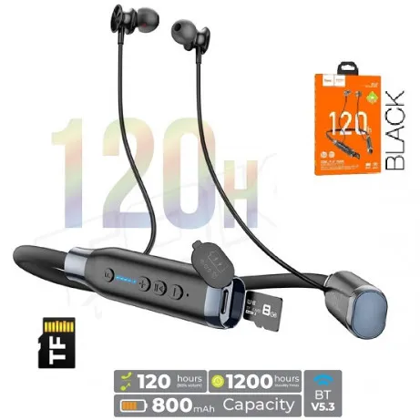 Hoco ES62 Wireless Bluetooth Neckband (120H Playtime)