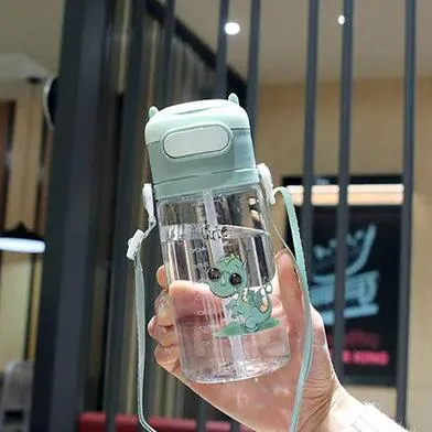 Kids Sports Sipper Water Bottle with Straw (550ml)