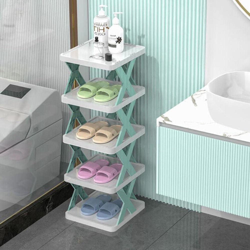 5-Tier Space-Saving Multi-Layer Shoe Organizer Storage Rack