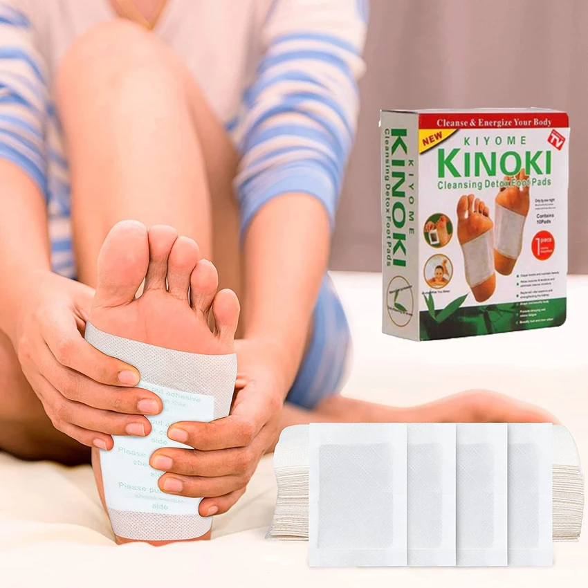 Kinoki Herbal Cleansing Detox Foot Pads (10 Pcs/Box)